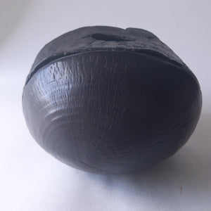 Scorched sycamore hollow form