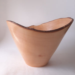 Natural edge sycamore bowl