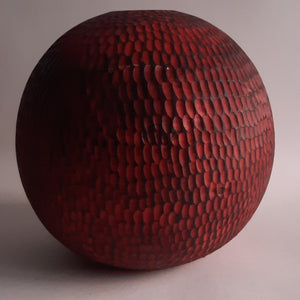 Red textured form