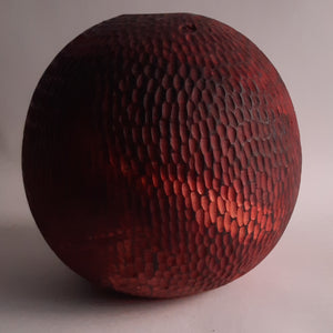 Red textured form