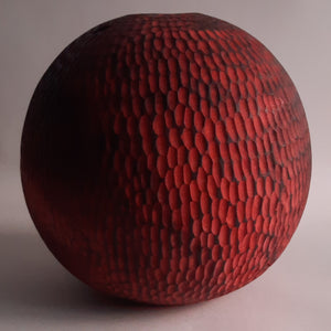 Red textured form