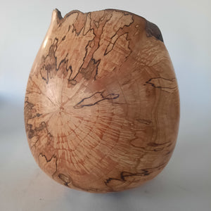 Spalted alder bowl