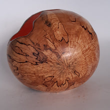 Load image into Gallery viewer, Alder hollow form with copper leaf
