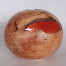 Load image into Gallery viewer, Alder hollow form with copper leaf
