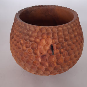 Textured oriental plain bowl