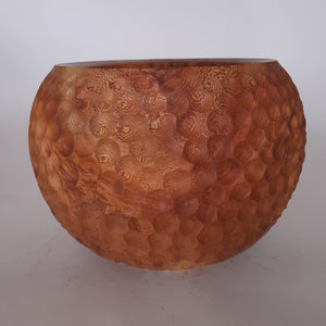 Textured bowl in oriental plain