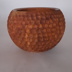 Textured bowl in oriental plain