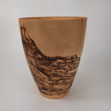 Load image into Gallery viewer, Monkey puzzle vase with Connemara landscape

